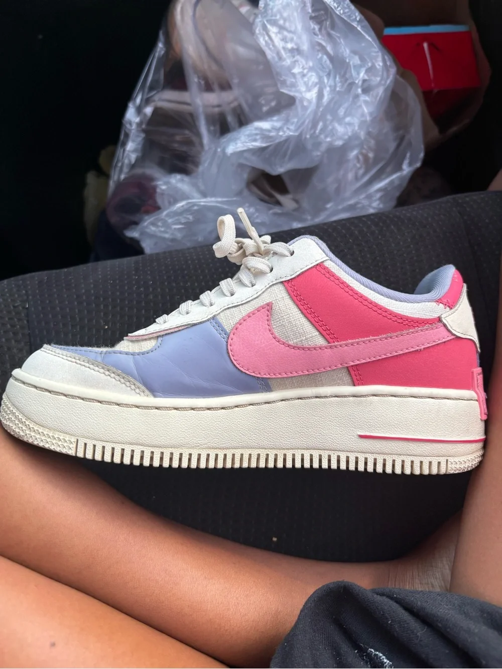 Nike Women’s Low-Top Sneaker - Pink & Lavender with Cream Accents